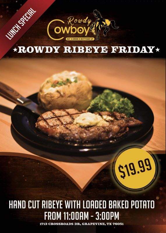 Friday Lunch Special Rowdy Cowboy 570x800